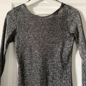 H&M silver dress size 4